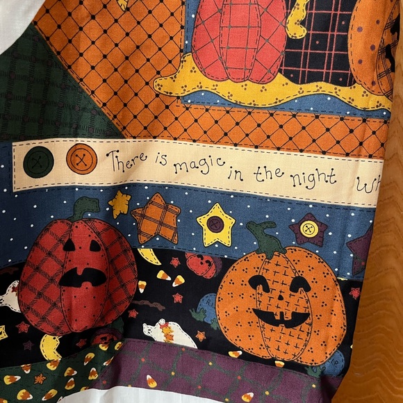 Cranston Leslie Beck Which Witch & The Who Halloween Vest Fabric Panels - Picture 12 of 13